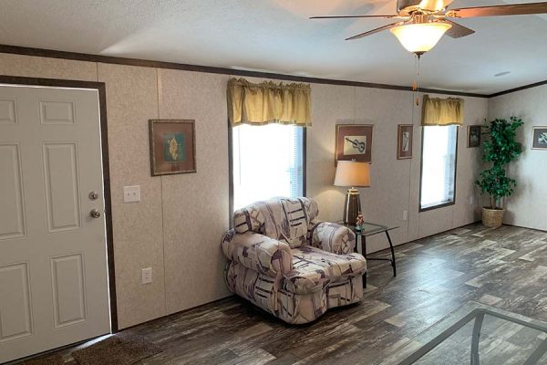 The Lexington Single Wide Living Room