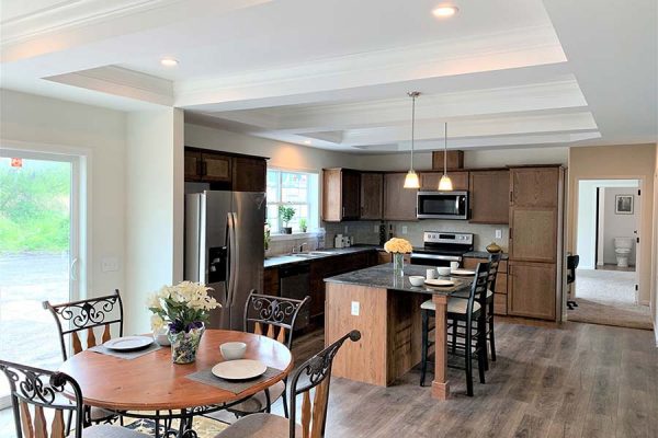 The McKinley Ranch Kitchen with Soffit Ceiling