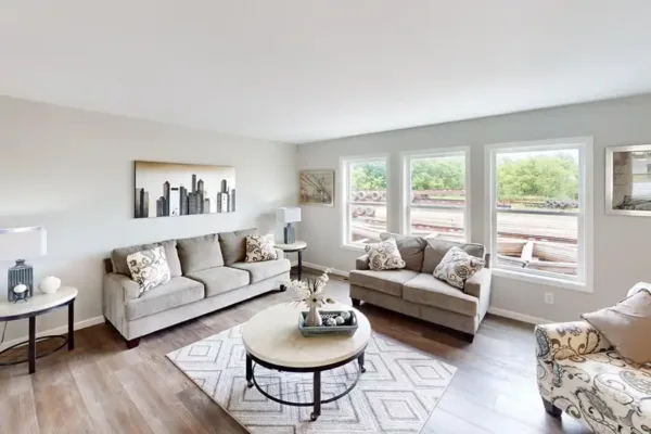 The Louisville Two Ranch Living Room