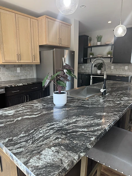 The Lake Placid Ranch Kitchen Island