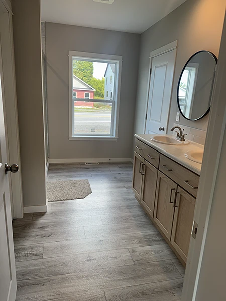 The Lake Placid Ranch Master Bathroom
